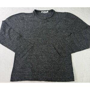 Inis Meain Sweater Mens Small Linen Cotton Crewneck Made in Ireland Rare